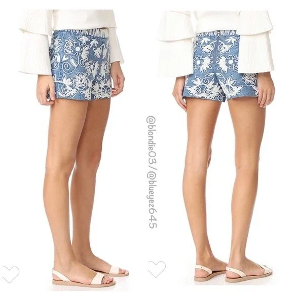 Alice & Olivia “Marisa” back zip shorts 2 - Picture 2 of 6